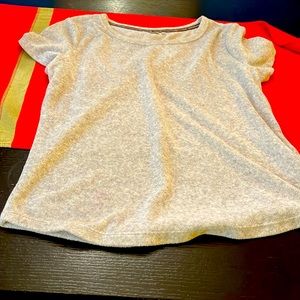 Anthropologie Saturday Sunday French velour-terry poor-boy t-shirt